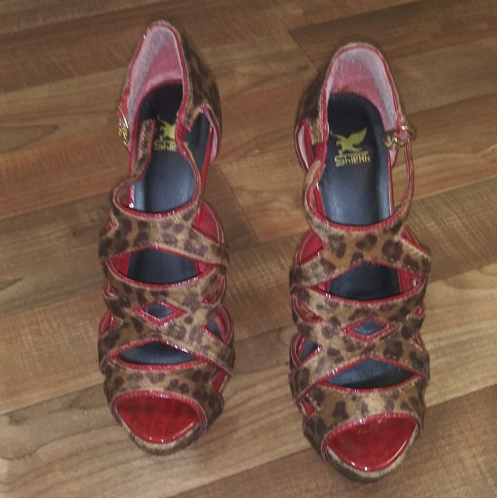 Leopard heels - Picture 2 of 2